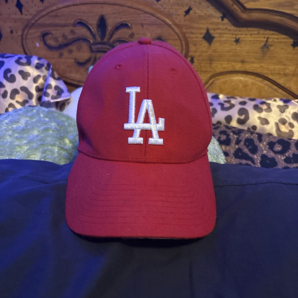 Kids Red LA Cap